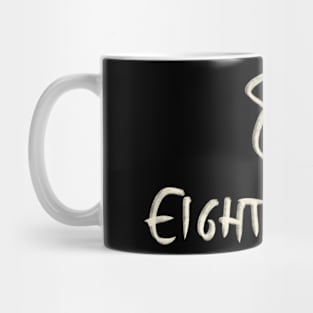 Hand Drawn Letter Number 86 Eighty Six Mug